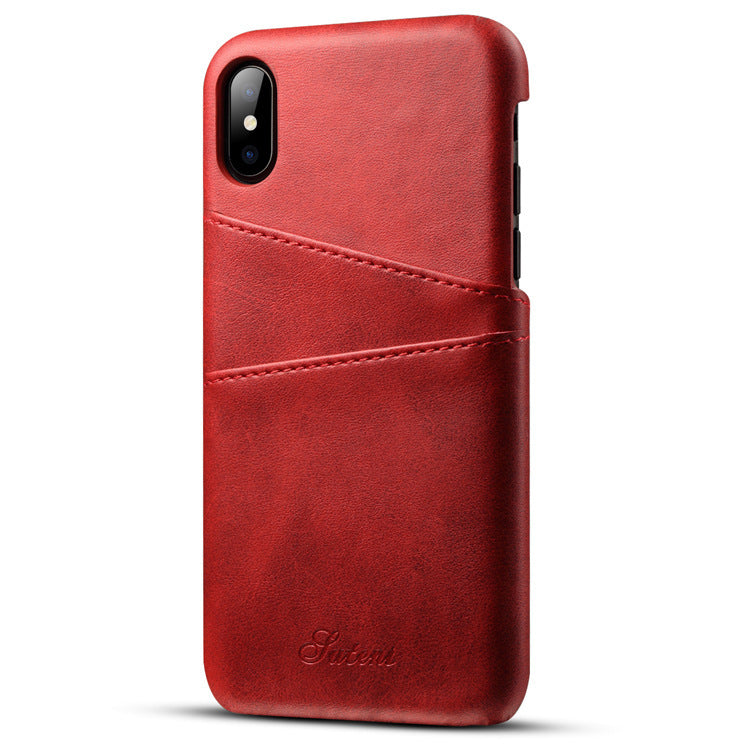 JMT-665994 Slim PU Leather Wallet Case with Credit Card Holder for Phones