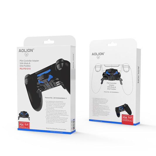 JMT-666122 PS4 Gamepad Back Extension Button with Wired USB Connection and Force Feedback
