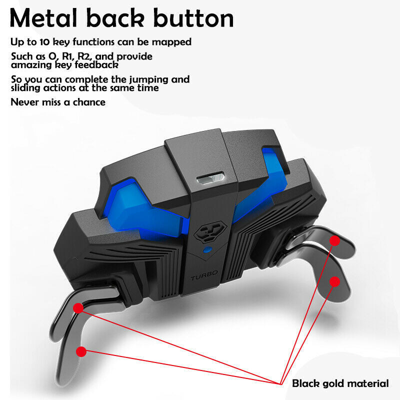 JMT-666122 PS4 Gamepad Back Extension Button with Wired USB Connection and Force Feedback
