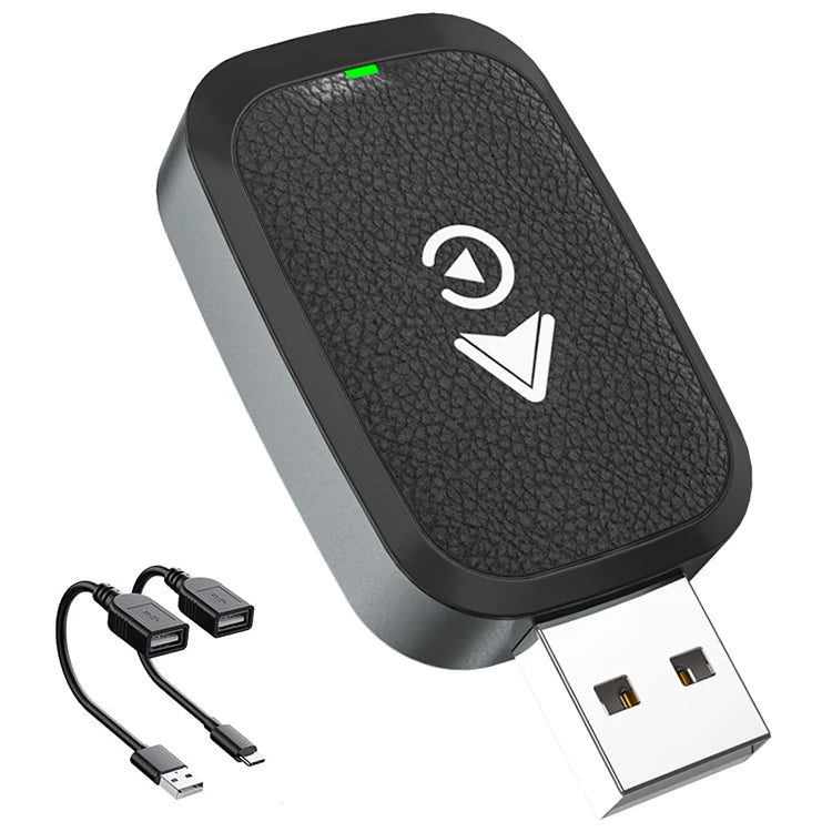JMT-666314 Wired to Wireless CarPlay Adapter for iPhone and Android - 2-in-1 Auto Smartbox Dongle