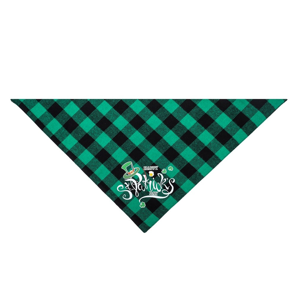 JMT-666442 Triangle Cotton Scarf for Dogs - Cartoon Design, Four Styles Available, 65x45x45cm