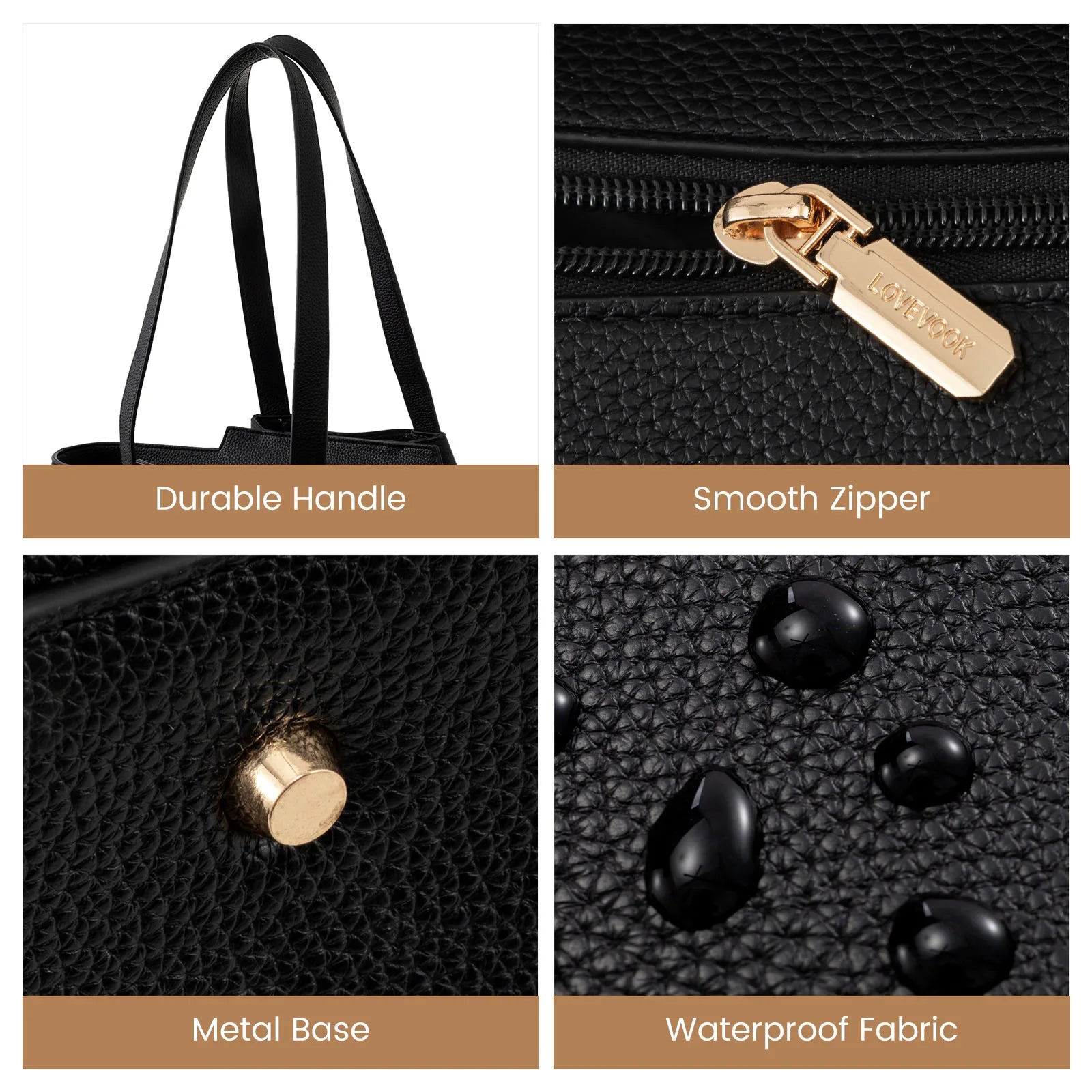 JMT-666634 Luxury Leather Crossbody Tote Bag for Women - Versatile Laptop Handbag
