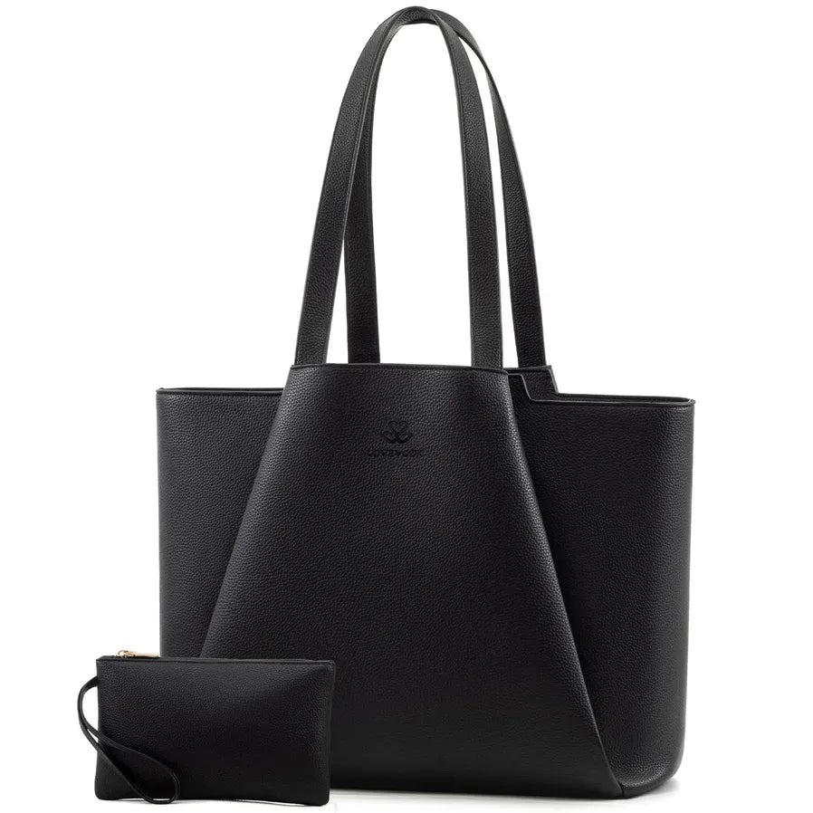 JMT-666634 Luxury Leather Crossbody Tote Bag for Women - Versatile Laptop Handbag