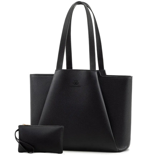 JMT-666634 Luxury Leather Crossbody Tote Bag for Women - Versatile Laptop Handbag