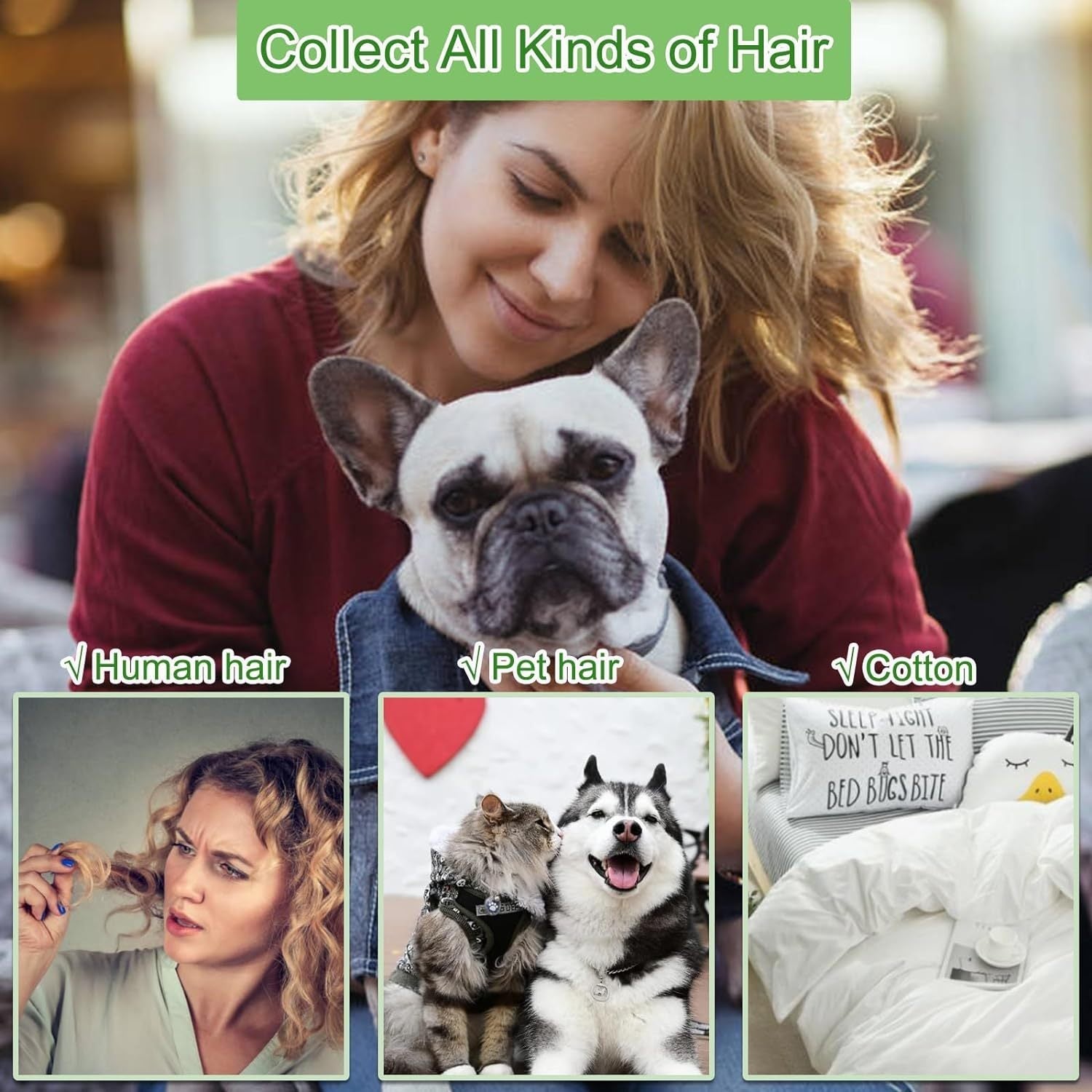 JMT-666634 Reusable Pet Hair Remover for Effortless Cleaning of Furniture, Bedding, and More