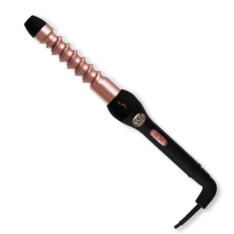 JMT-666954 Rose Gold Ceramic Curling Iron Set with Interchangeable Heads for Dry Hair, 21mm-30mm Diameter