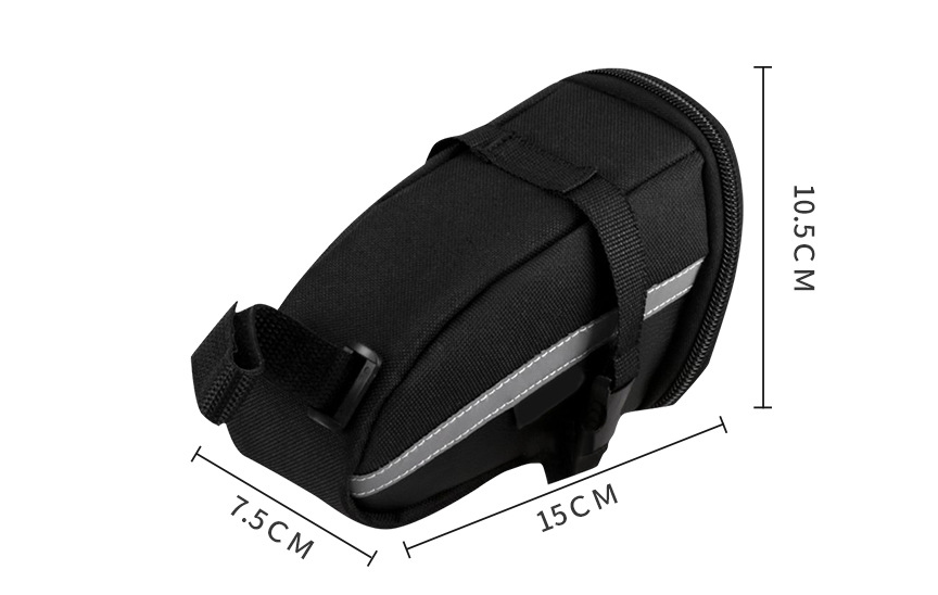 JMT-667018 Compact Bicycle Tail Bag for Efficient Storage and Easy Access