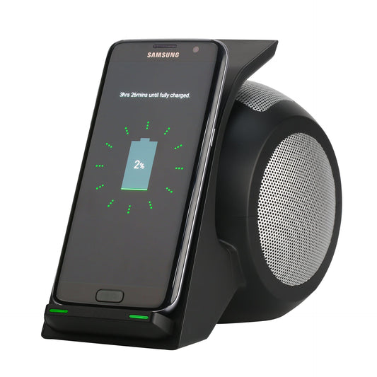 JMT-667146 High-Power Wireless Charging Bluetooth Speaker with NFC Connection and Stereo Sound