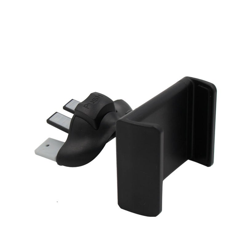 JMT-667658 Universal Car Air Outlet Mobile Phone Holder - Adjustable and Secure Black Bracket for All Models