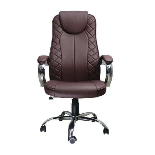 JMT-667722 Ergonomic Leather Office Chair with Adjustable Height and Swivel Function for Comfortable Executive Support