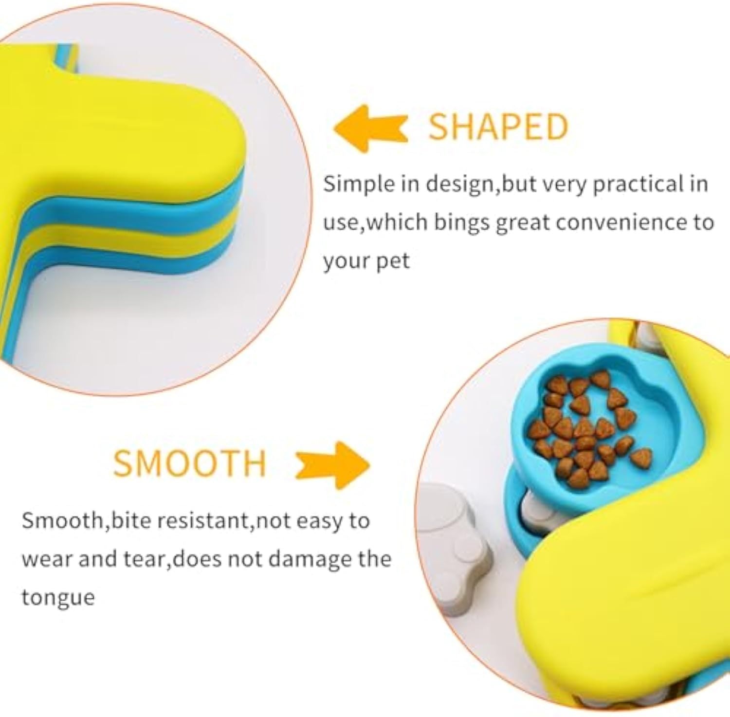 JMT-667786 Interactive Dog Food Puzzle Feeder with Adjustable Slow Feeders and Anti-Slip Design for Mental Stimulation and Enrichment