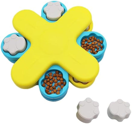 JMT-667786 Interactive Dog Food Puzzle Feeder with Adjustable Slow Feeders and Anti-Slip Design for Mental Stimulation and Enrichment