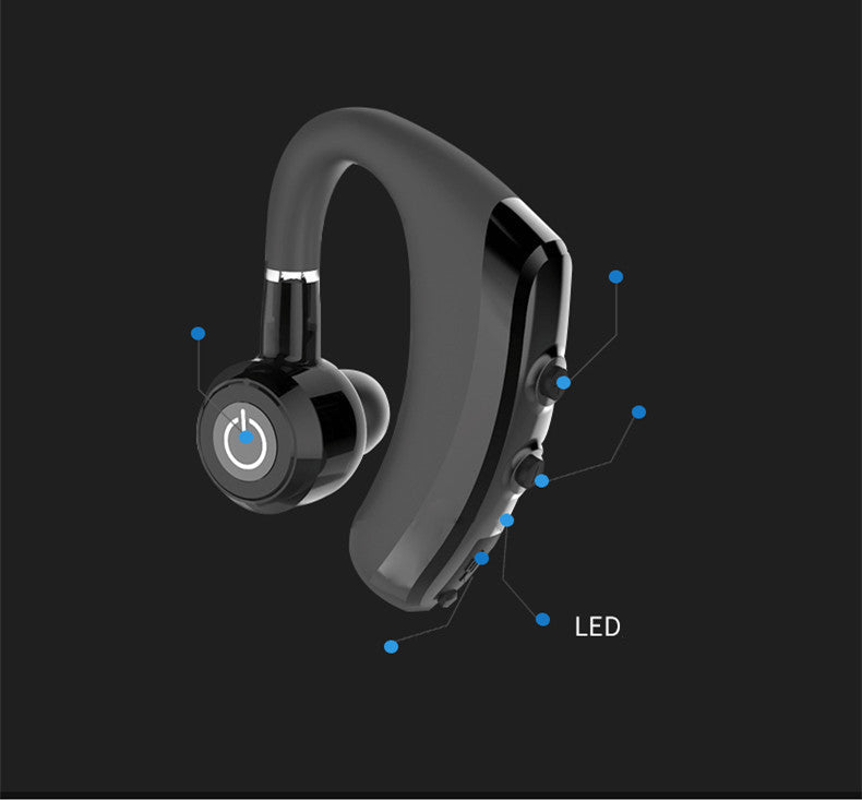 JMT-667978 Bluetooth Headset Business K5 - Mono Channel, Noise-Canceling, Multi-Point Connection, 10-Hour Talk Time, Soft Rubber Material, Black