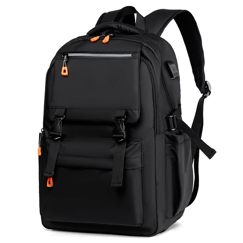 JMT-667978 Waterproof Oxford 17-Inch Laptop Backpack for College Students with Large Capacity and Zipper Closure