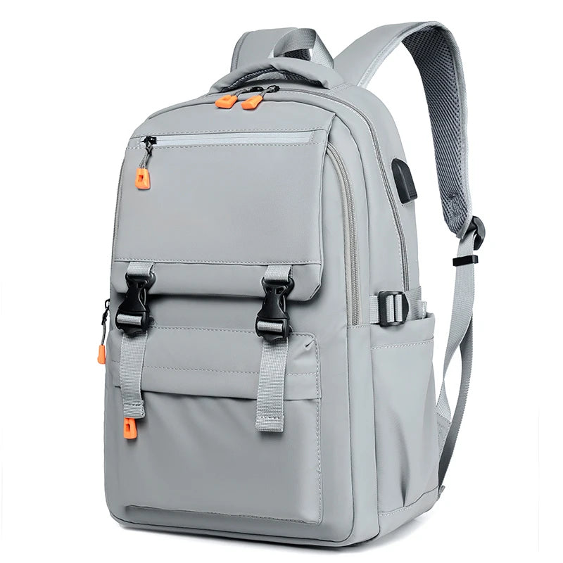 JMT-667978 Waterproof Oxford 17-Inch Laptop Backpack for College Students with Large Capacity and Zipper Closure