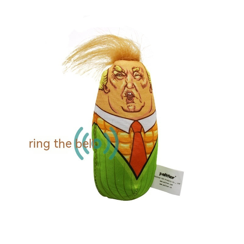 JMT-668106 Plush Cat Toy Teaser - Corn Design, Soft Material for Interactive Play