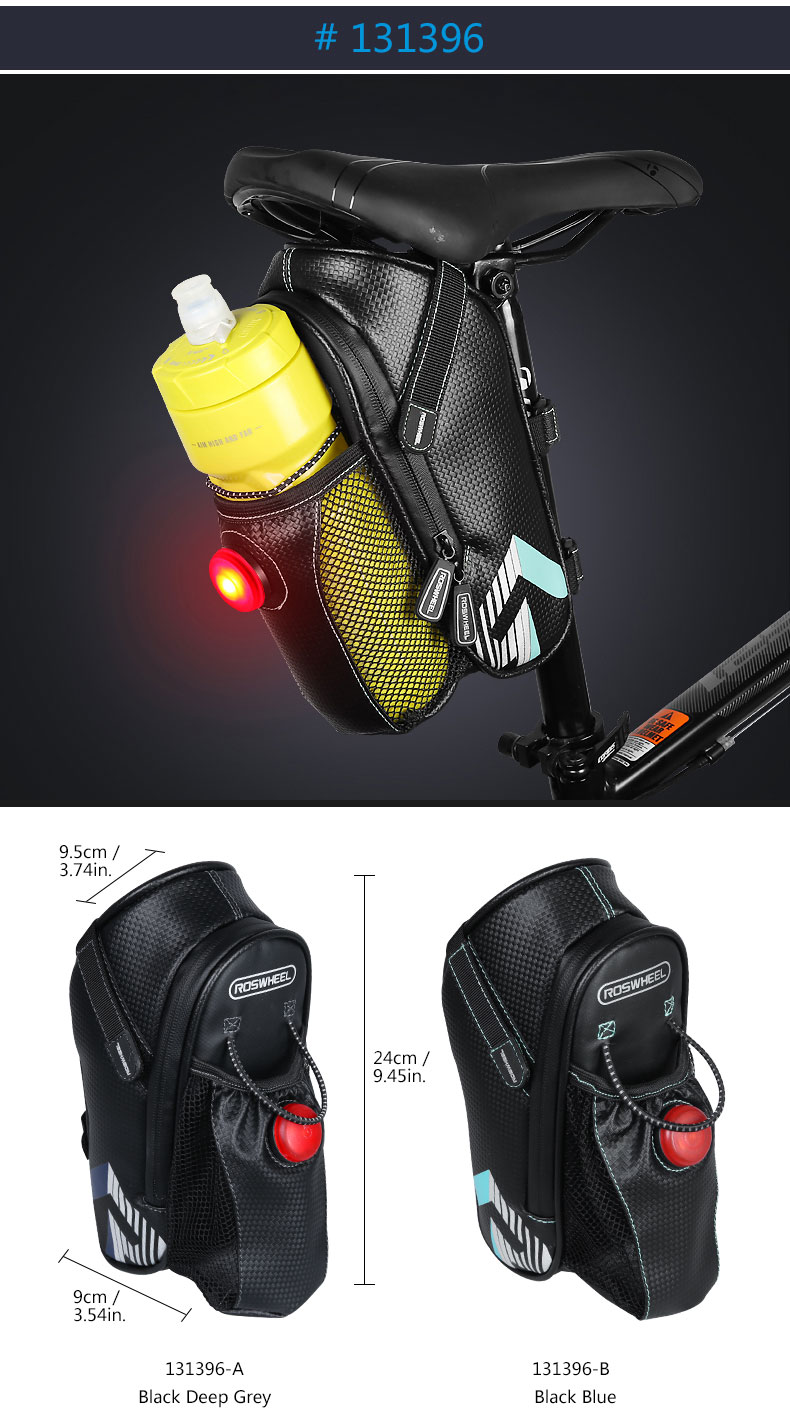 JMT-668170 Bicycle Saddle Storage Bag for Convenient On-the-Go Essentials