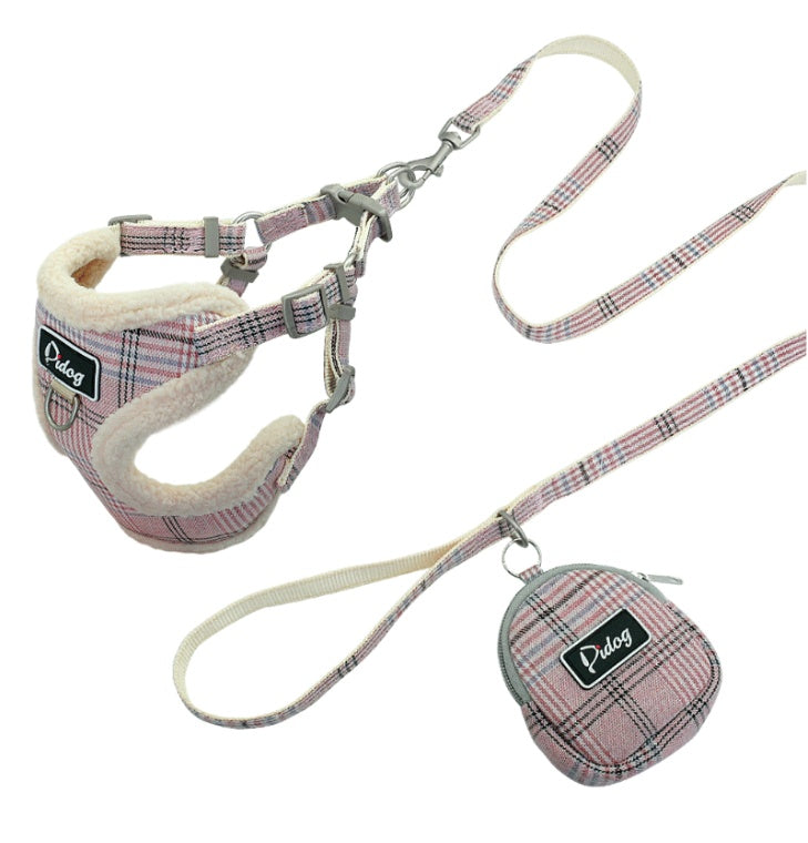 JMT-668298 Adjustable Dog Leash for Small and Medium Breeds – Available in Blue, Gray, Pink