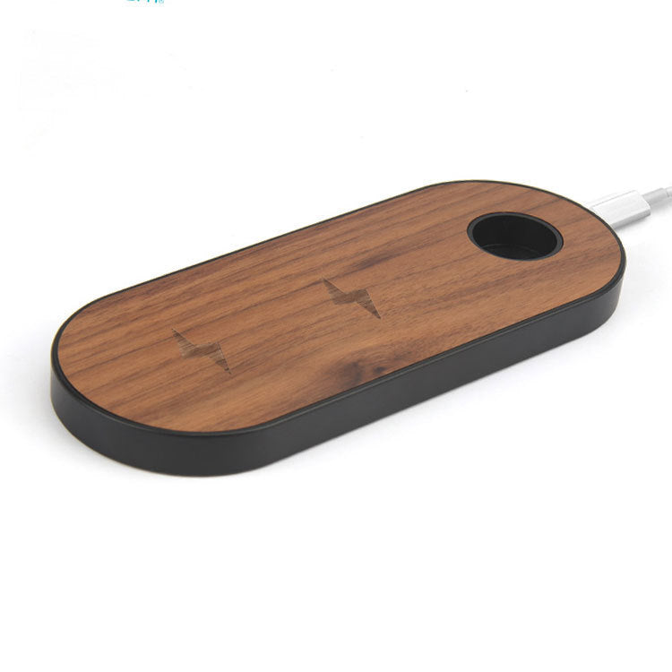 JMT-668298 Natural Bamboo Wireless Charger with Ultra-Thin Design and Durable Structure