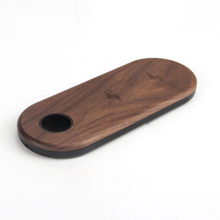 JMT-668298 Natural Bamboo Wireless Charger with Ultra-Thin Design and Durable Structure