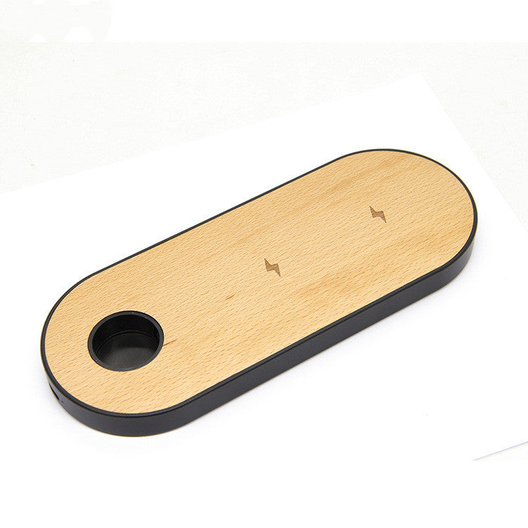 JMT-668298 Natural Bamboo Wireless Charger with Ultra-Thin Design and Durable Structure