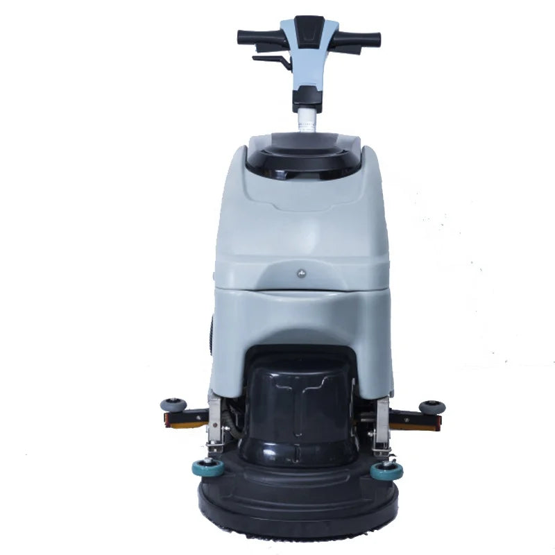 JMT-668426 Cylindrical Walk-Behind Electric Floor Scrubber with 18-Inch Brush and Convenience Features