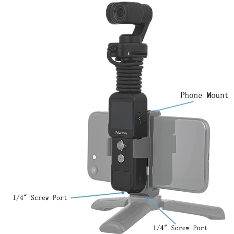 JMT-668874 4K HD Pocket Gimbal Vlog Camera with Magnetic Suction Function
