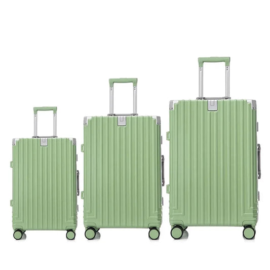 JMT-669002 Kids Green Mini Trolley Suitcase - Durable Lightweight PC Hard Shell Luggage for Travel