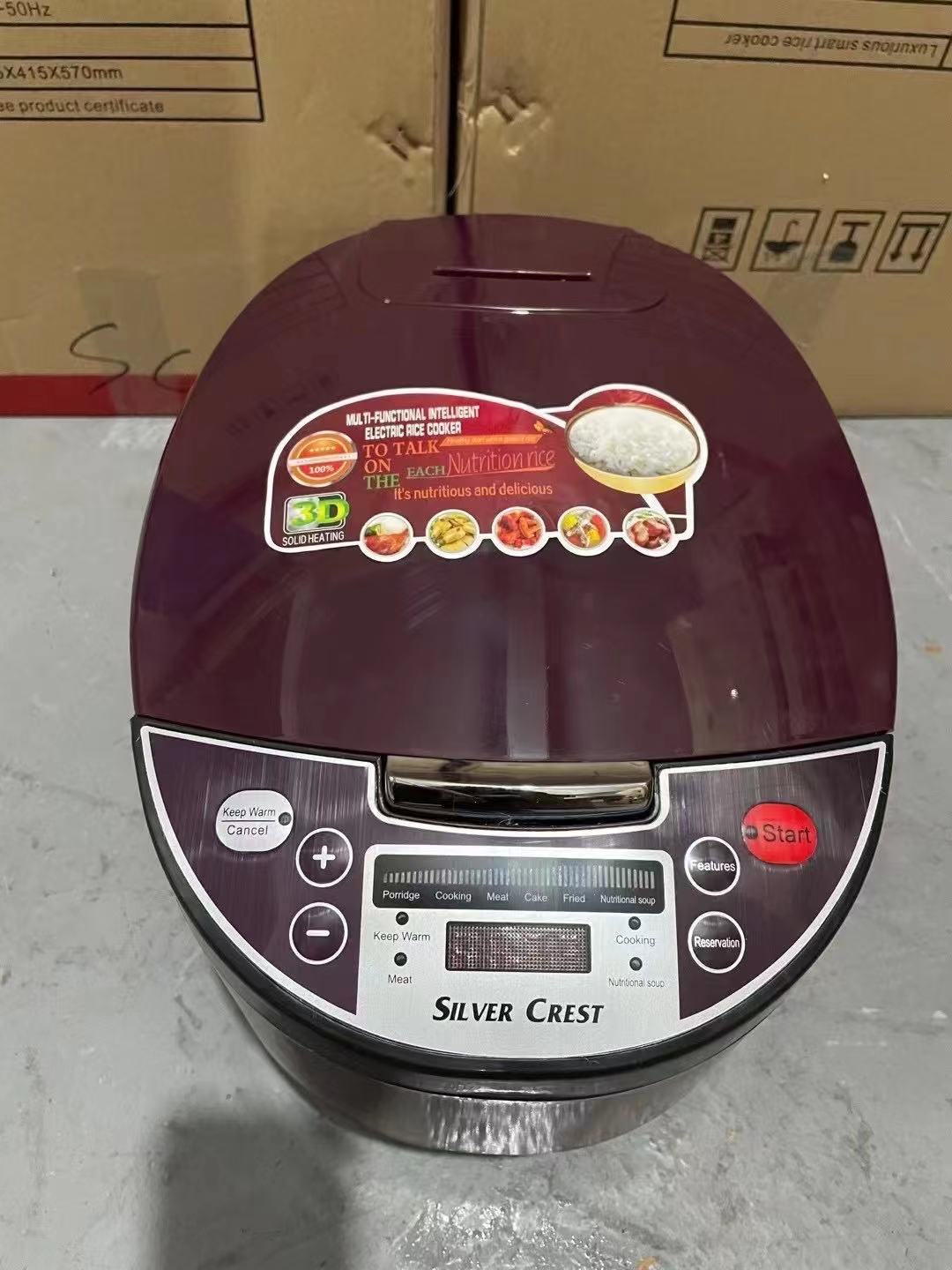 JMT-669194 5L Smart Rice Cooker with Large Capacity for Effortless Meal Preparation