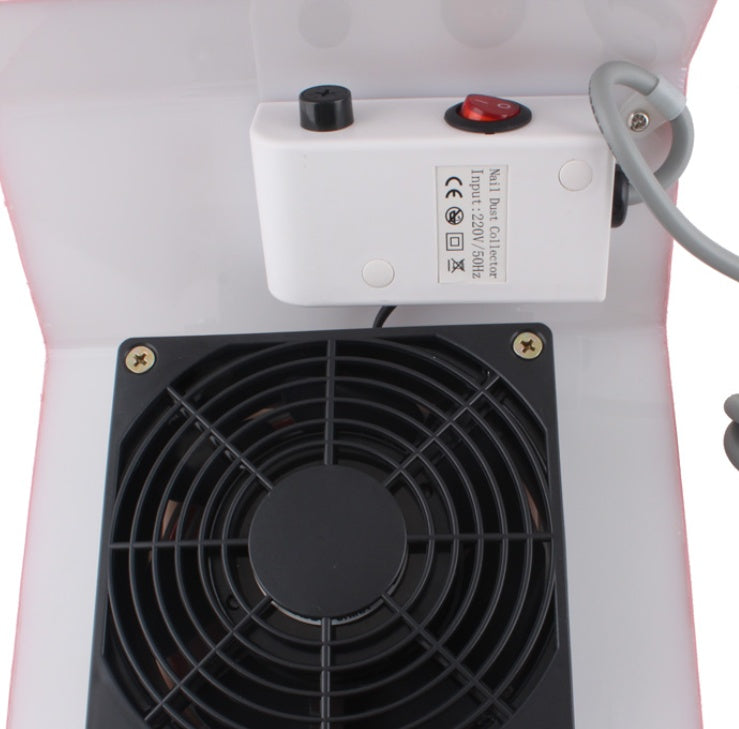 JMT-669258 Nail Dryer and Dust Collector Vacuum Cleaner with PVC Leather Cover