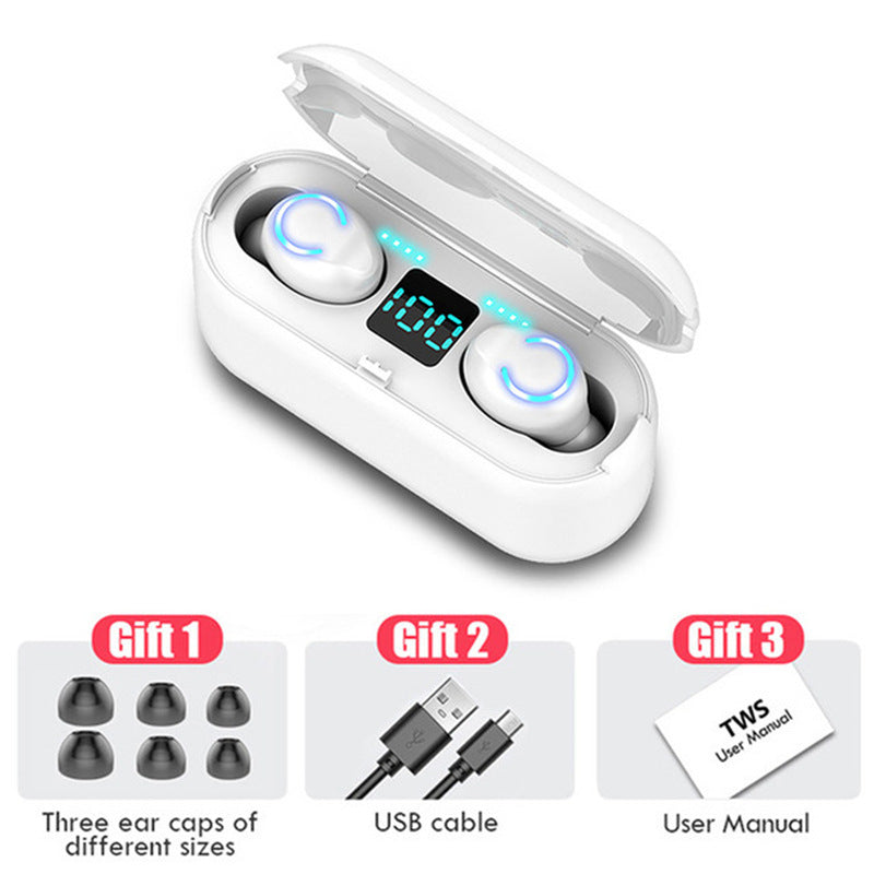 JMT-669450 Wireless Bluetooth Headset with 5.0 Stereo Display and Battery Indicator