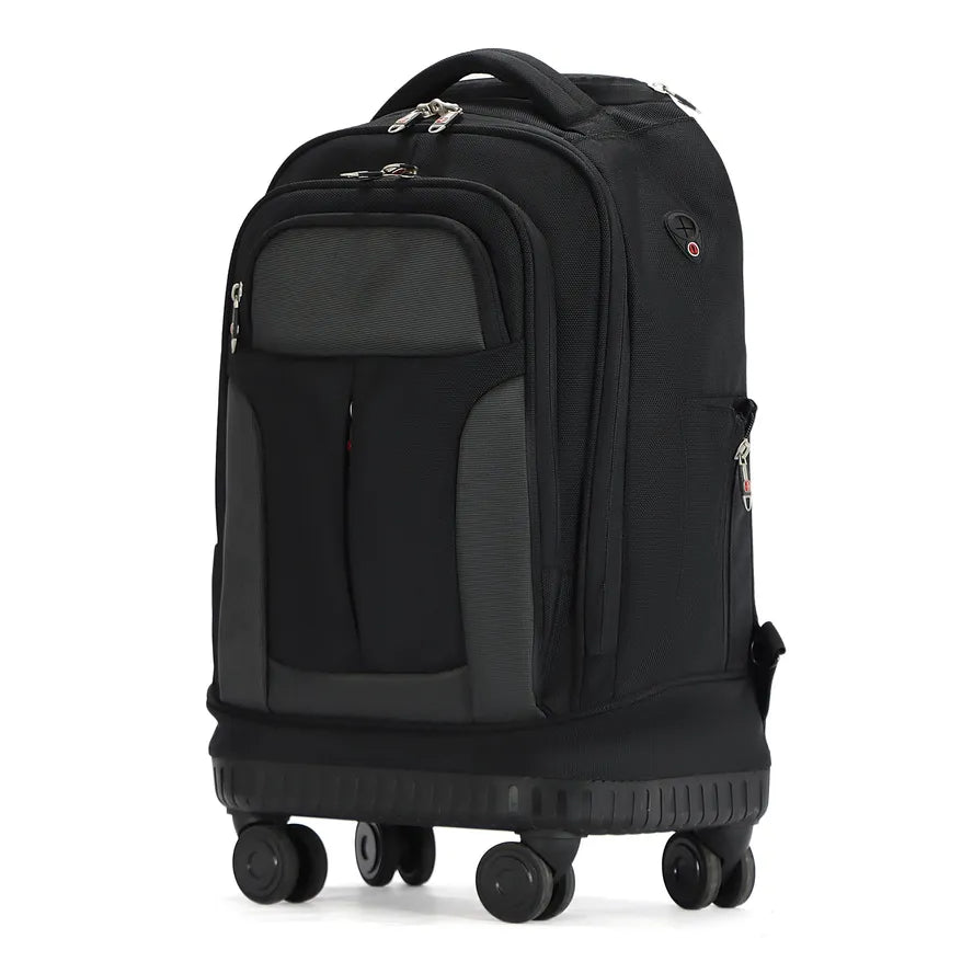 JMT-669834 Large Capacity Rolling Business Carry-On Trolley Travel Backpack for Air Travel