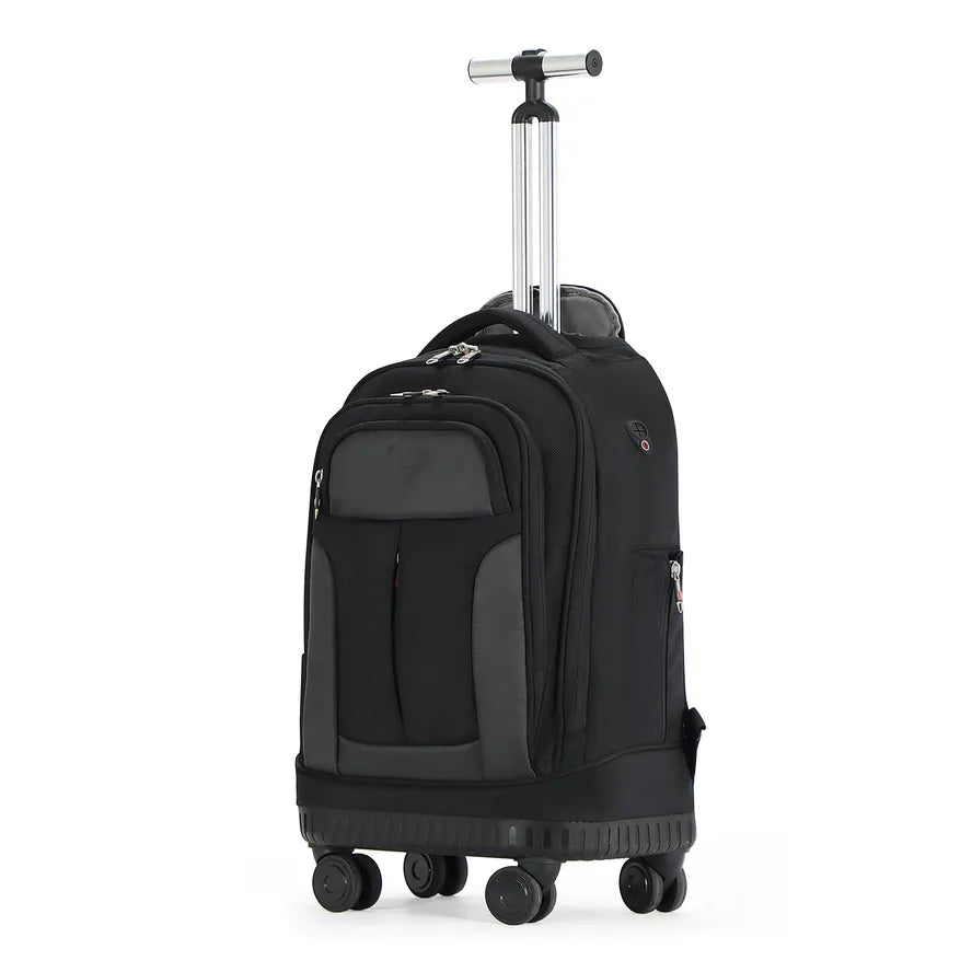 JMT-669834 Large Capacity Rolling Business Carry-On Trolley Travel Backpack for Air Travel
