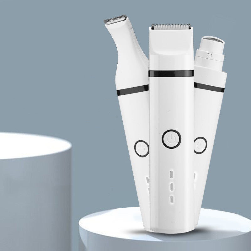 JMT-670346 Pet Grooming Shaving Device with Stainless Steel Blades, Automatic Grinding Head, and Dual Power Options