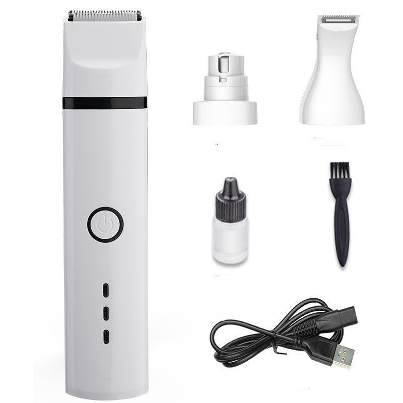 JMT-670346 Pet Grooming Shaving Device with Stainless Steel Blades, Automatic Grinding Head, and Dual Power Options