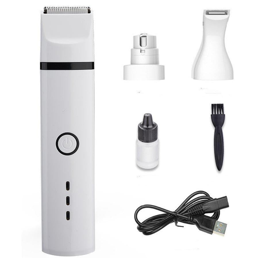 JMT-670346 Pet Grooming Shaving Device with Stainless Steel Blades, Automatic Grinding Head, and Dual Power Options