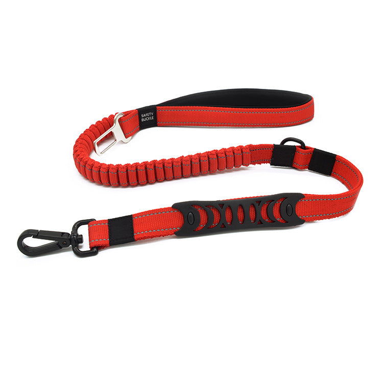 JMT-670602 Retractable Reflective Traction Belt with Multifunctional Elastic Traction Rope