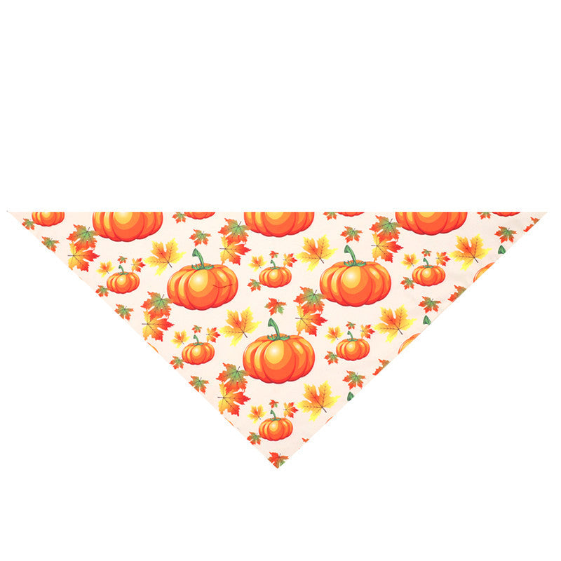 JMT-670730 Turkey Thanksgiving Pet Saliva Cloth Scarf for Pets with Neck Circumference 25-48CM, 48*48*70cm