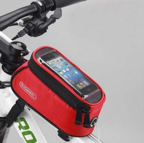 JMT-670794 Bicycle Frame Bag for IPhone - PVC Mobile Phone Holder, Multiple Sizes Available