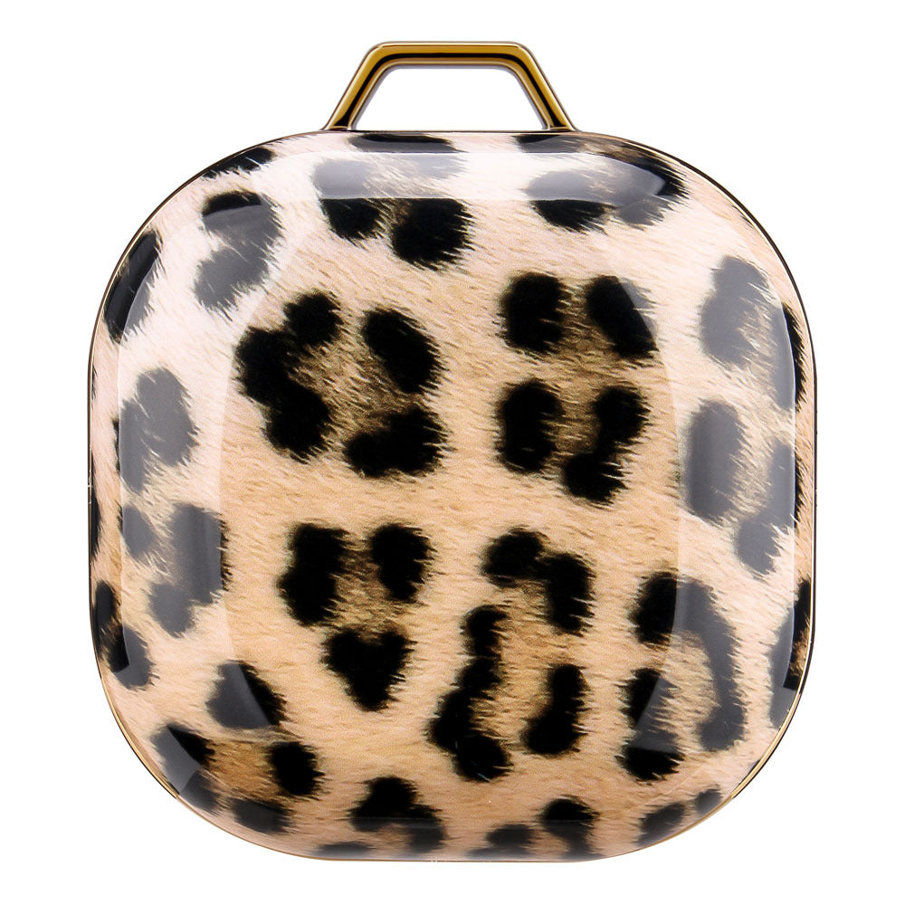 JMT-671242 Green Gold Marble IMD Earphone Sleeve for Samsung Buds Live/Pro - Drop-Proof Hard Shell Case