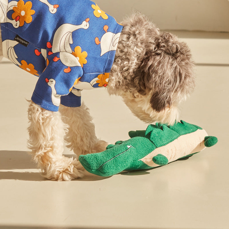 JMT-671242 Interactive Plush Dog Toy - Cute & Durable Pet Companion, 35x18cm, Lightweight at 90g