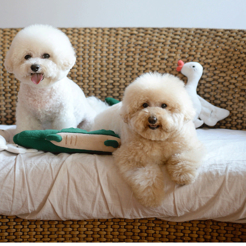 JMT-671242 Interactive Plush Dog Toy - Cute & Durable Pet Companion, 35x18cm, Lightweight at 90g