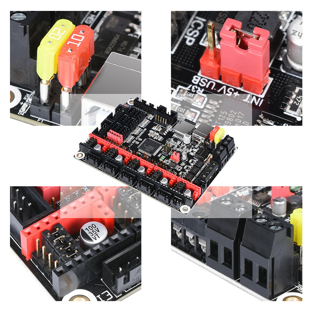 JMT-671370 SKR V1.4 & V1.4 Turbo Compatible 3D Printer Motherboard, STM32F Microprocessor, 5V Power Input