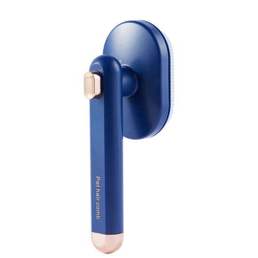 JMT-671498 Pet Grooming Brush for Cats and Dogs - Self-Cleaning Comb with High-Density Needles for Shedding Hair Removal - Washable and Sanitary Design in Multiple Colors