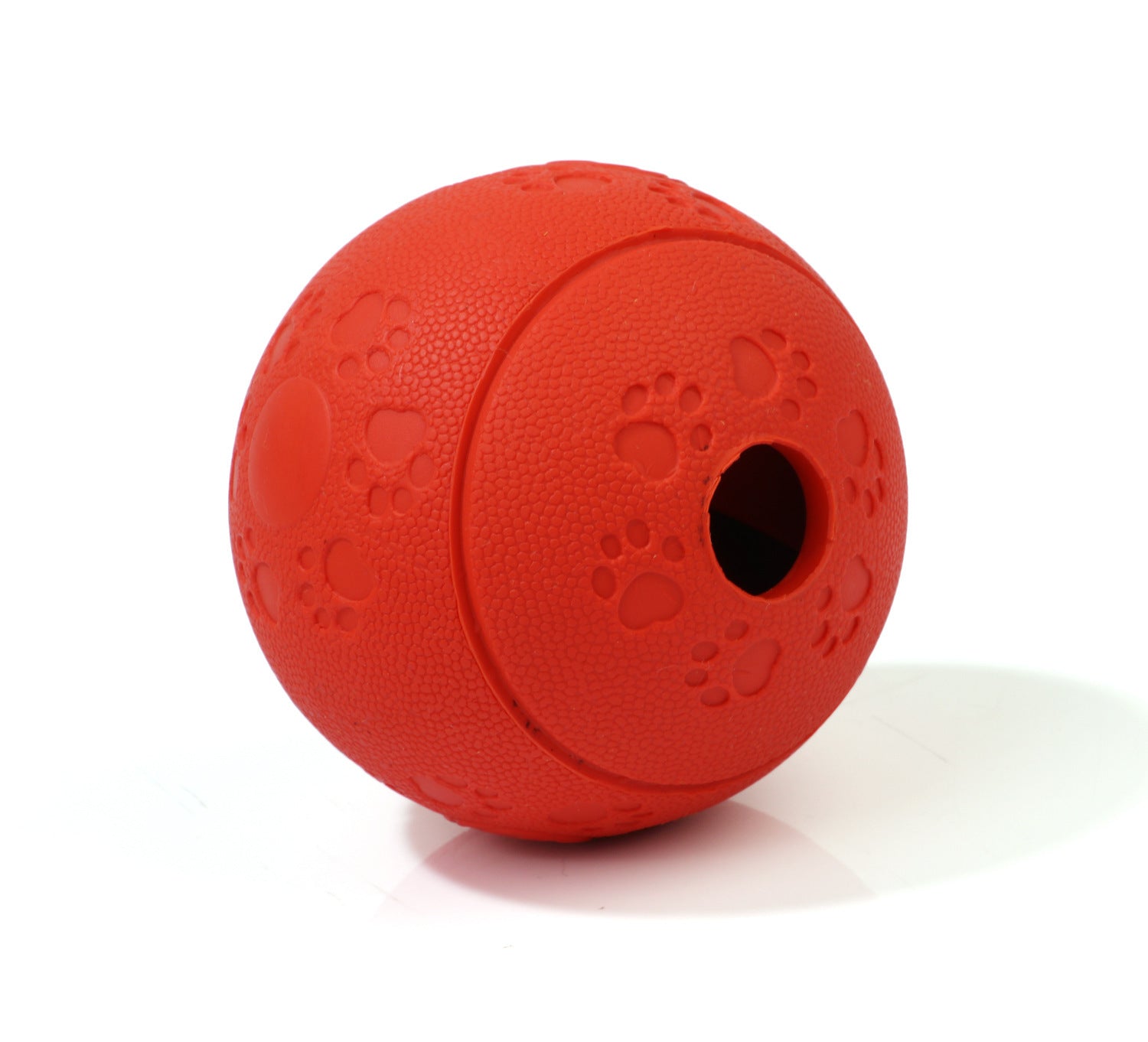 JMT-671562 Interactive Dog Food Leaking Ball - TPR Nibble Toy, Available in Small (8CM) and Large (11CM) Sizes