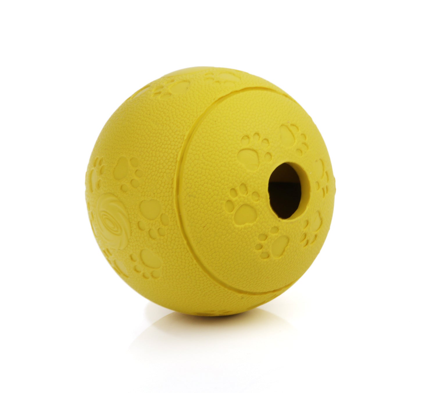 JMT-671562 Interactive Dog Food Leaking Ball - TPR Nibble Toy, Available in Small (8CM) and Large (11CM) Sizes