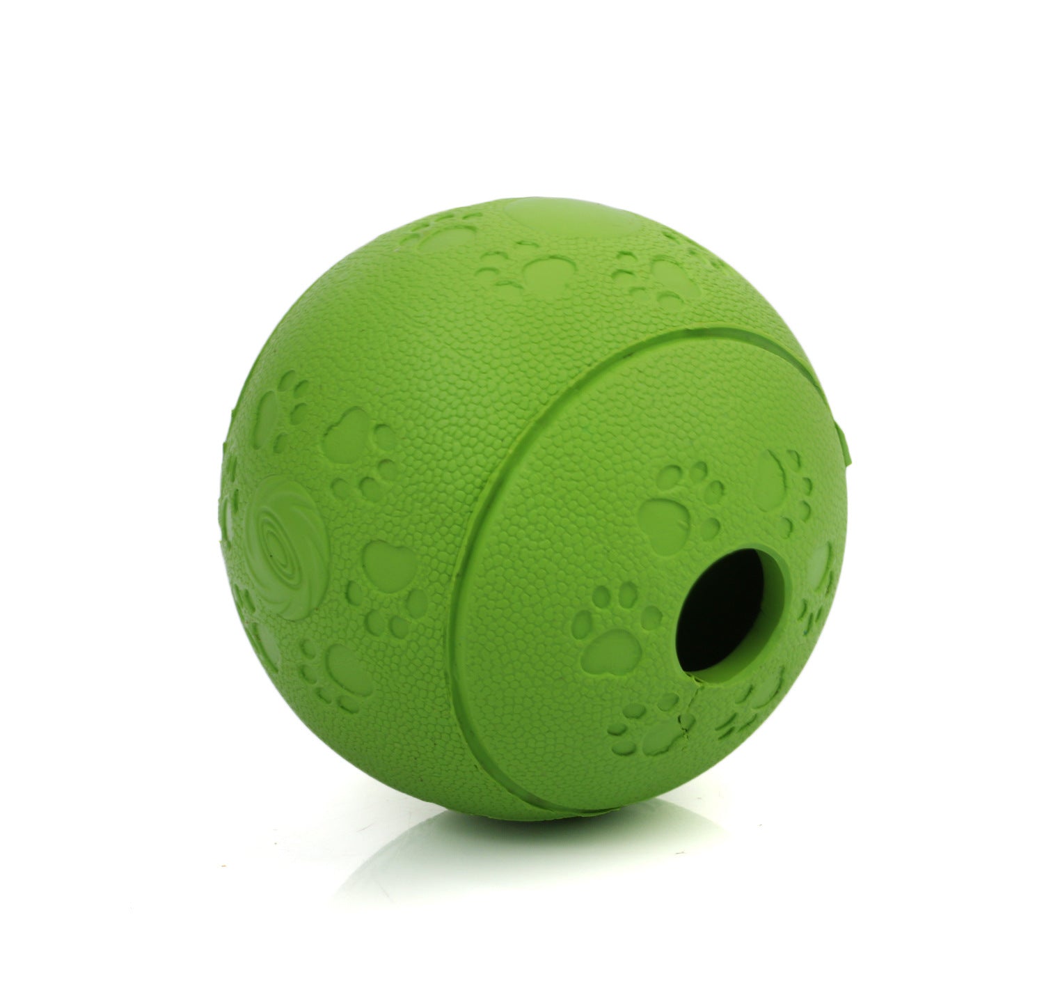 JMT-671562 Interactive Dog Food Leaking Ball - TPR Nibble Toy, Available in Small (8CM) and Large (11CM) Sizes