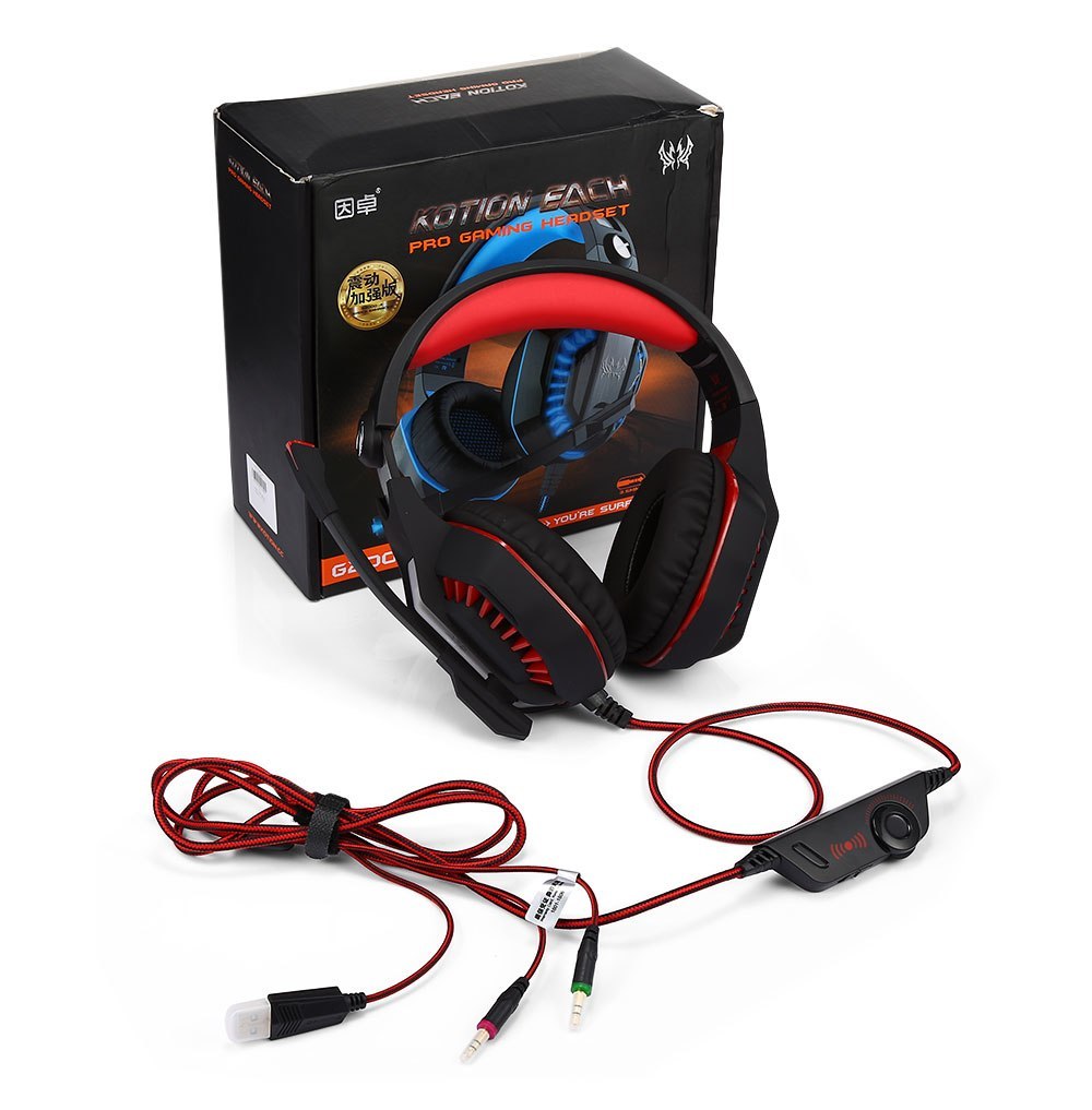 JMT-671754 E-sports Gaming Headset with LED Lighting and High-Fidelity Microphone