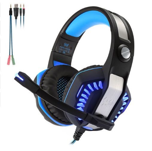 JMT-671754 E-sports Gaming Headset with LED Lighting and High-Fidelity Microphone
