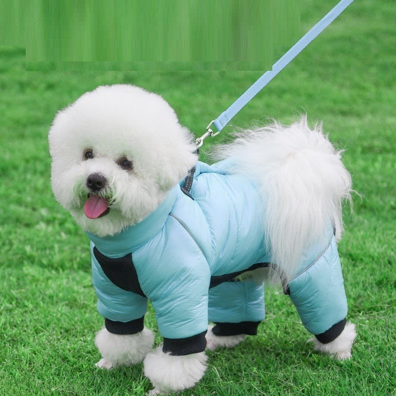 JMT-671882 Waterproof Winter Dog Down Jacket - Anti-Light Warm Clothing for Small Dogs in Various Sizes